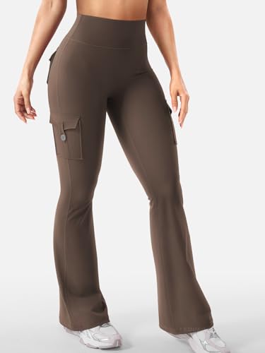Image of YEOREO CoreFlex Women Workout Flare Leggings