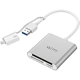Compact Flash CF Card Reader, WEme Aluminum USB 3.0 Micro SD Card Converter with OTG Adapter for Extreme Pro Professional Sandisk, Lexar SDHC Memory Card and Samsung Galaxy, Mac Mini, Windows, Linux