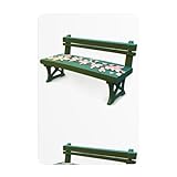 WHJDPP Petali su una panchina Immagine Pittura decorativa in latta 20,3 x 30,5 cm Realizzato in banda stagnata, resistente all'usura e durevole