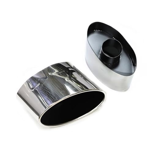 排気管テールパイプ 大口径220mm に適合するA3 に適合するA4 に適合するA5 に適合するA6 に適合するA7 RS3 に適合するRS4 RS5 に適合するRS6 RS7まで対応 テールパイプノズル 排気システム マフラーチップ オーバル排気チップ(