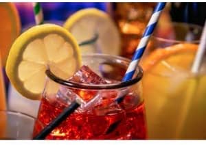 Jumbo Blue/White UnWrapped Straws. Environmentally Friendly Green Planet Paper Straws & Made from Certified Approved Paper for Direct Food Contact. Size: .248"x7.75" 4,800 Straws