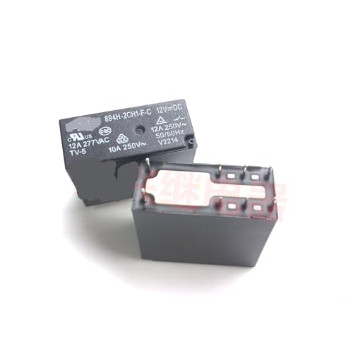 Relé 24VDC 12A con conmutación estable 894H-2CH1-FC de alta capacidad