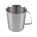 Fabriqué avec soin : ce verre doseur en acier inoxydable est exceptionnellement robuste. Même les chutes accidentelles ne présentent aucun risque de casse. Par rapport aux récipients en verre encombrants de même capacité, il offre une excellente portabilité et est particulièrement pratique grâce à son faible poids.