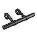 SUNFECILI Double Bike Handlebar Extender Handlebar Extension Bracket 11.8in, Aluminum Alloy Bike Handlebar Bracket Handlebar for Improved Bike Control and Support Suitable for 0.87-1.25in