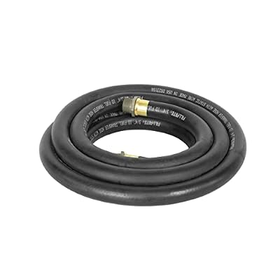 Fill-Rite FRH07514 3/4 Inch x 14 Foot Neoprene Replacement Fuel Transfer Hose with Male Ends Compatible with All Electric Fuel Pumps