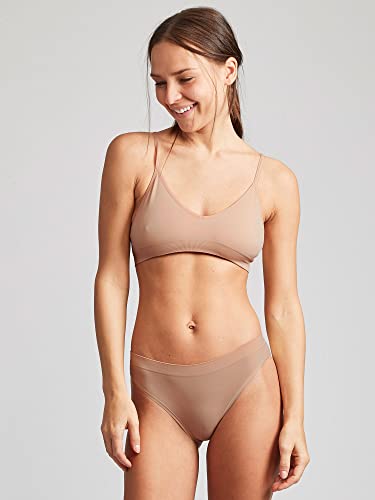 Image of Kalon Women's 4 Pack Racerback Sports Bralette Seamless Wireless Comfort Bra