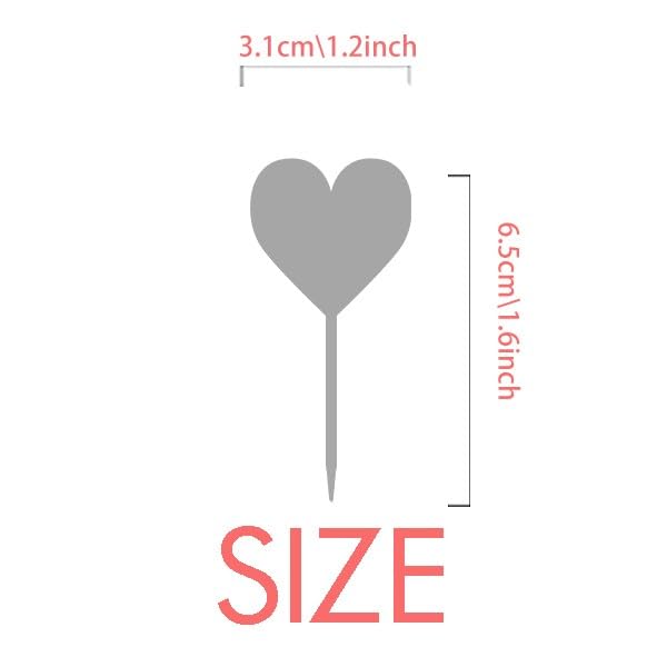 Amazon | 安全確保の確保 つまようじ旗マーク両面ハート装飾 | no/no  