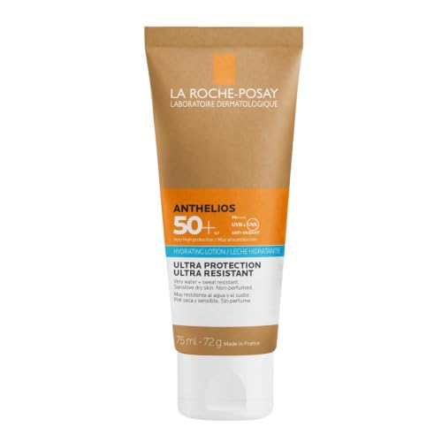 La Roche-Posay Anthelios Latte Idratante SPF50+, Elevata Protezione, 75 ml