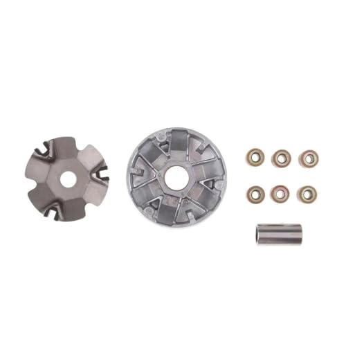 GRUPPO VARIATORE FRIZIONE ANTERIORE Adatto for QMB139 GY6 49/50cc SCOOTER CICLOMOTORE ATV Gruppo ruota motrice a rulli Set di trasmissione a cinghia variatore