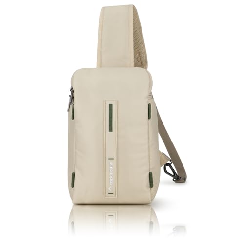 Image of uppercase Flux Sling Bag for Men & Women- Crossbody Sling Bag for Biking Travel, Outdoor Sports, Camping, Hiking | Waterproof Shoulder Bag with Adjustable Strap, Compartment and Zipper Pockets