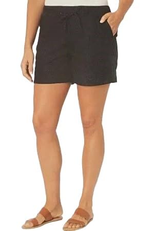 Briggs Women's Linen Blend Cuff Pull On Shorts4