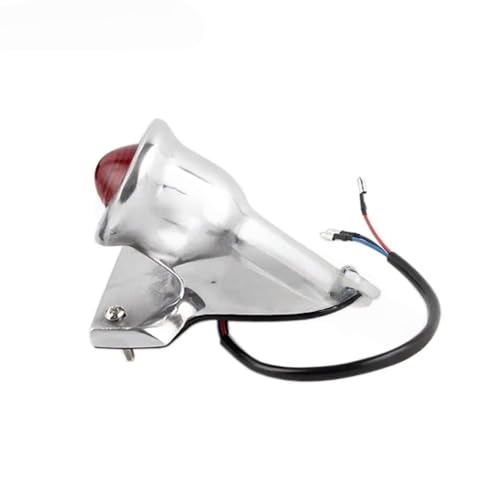 Feu arrière support chrome moto bobber custom chopper homologué