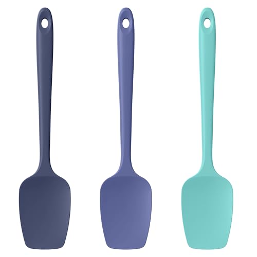 Silicone Spoon Spatulas Set Heat-Resistant (3-Pack)