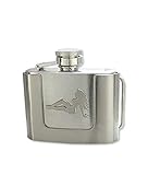 Mens Belt Buckle Flask - Mudflap Girl Hidden Flask Belt Buckle Fits Belts Up to 1.5 Inches Wide