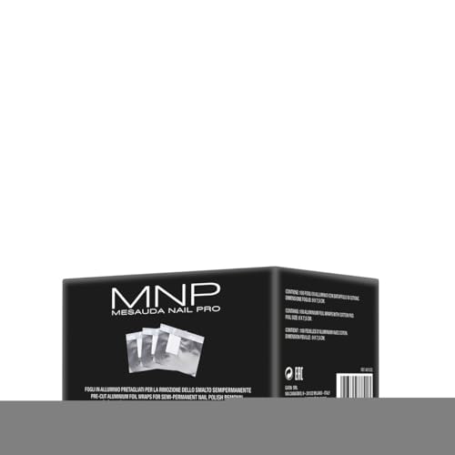 Mesauda Milano Fogli Alluminio Per Rimozione Smalto Semipermanente Unghie Nail Art