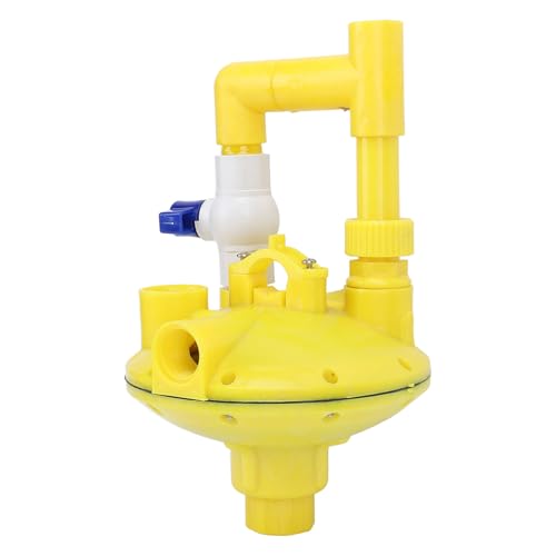 Régulateur de conduite d'eau pour abreuvoir de poulet élevage jaune