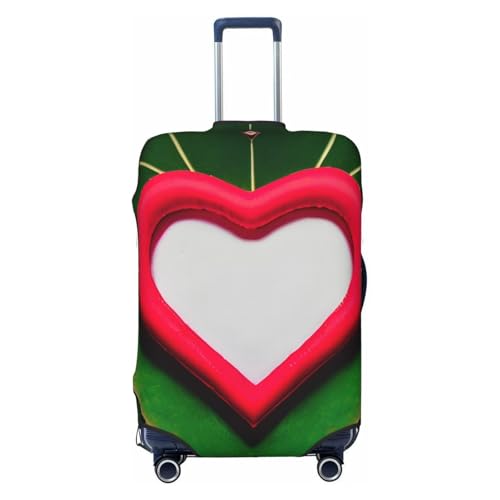 Valentine'S Day Love Print Luggage Suitcase Cover Protector Luggage Washable Covers With Concealed Zipper