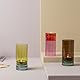 REMEMBER Windlicht Lys Pink - 19 cm hoch - modernes Design Windlicht