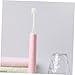 FRCOLOR 5pcs Electric Toothbrush Replacement Heads Soft Bristles for Compatible Snap Handles Toothbrush Parts for Travel