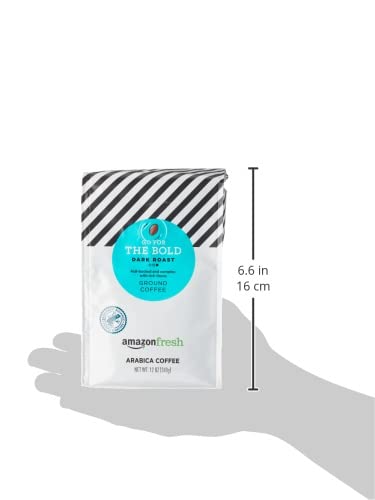 Amazon Fresh Amazonfresh Go For The Bold Ground Coffee, Dark Roast thumb #7