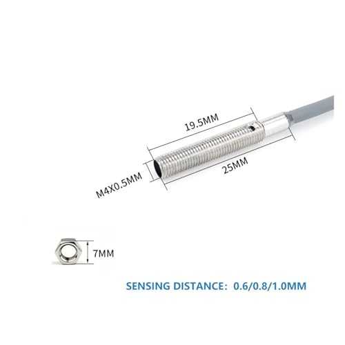 Capteur de proximité inductif NPN NO détection objet métallique - 5