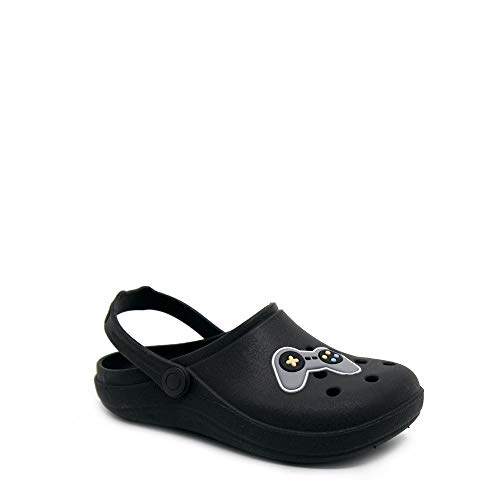 Sandália Babuche Infantil Masculina Luelua 17527 Preta