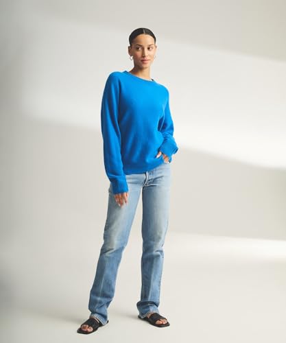 Image of NAADAM Women's Lightweight Reversible Cashmere Crewneck Sweater