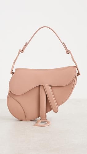 Dior Women's Pre-Loved Pink Calfskin Ultra Matte Saddle Bag2