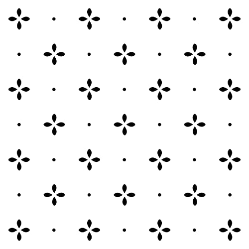 Petite Allover Pattern Stencil (10 mil Plastic) | Decor Stencils for Painting on Wood Wall Tile Canvas Paper Fabric Furniture and Floor | Reusable Stencil | FS118 by Designer Stencils