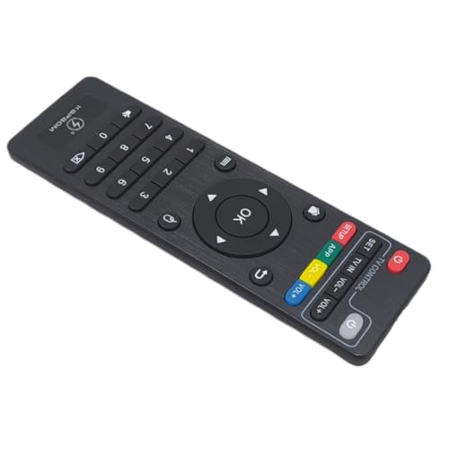 Controle TV Box Kapbom KAP1178: Compatível com Smart TV, TV LED, TV HD e 4K, com Configuração Fácil,