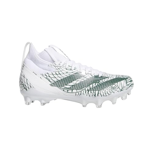 adidas Mens Adizero Impact Exotic Speed Football Sneakers Shoes - Green, White - Size 8 M