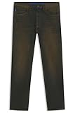 Fermeture boutonnée HUGO Hommes Jonah Jean Regular en Denim Rigide Green cast