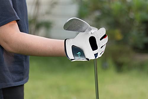 Bosser Men's Leather And Spandex Golf Gloves For Right Hand (For Left-Handed Player) Ergonomic- Size Ml #TOP3