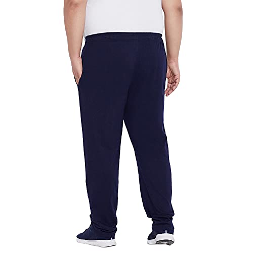 Image of Bigbanana Men Plus Size Berlin-Navy Solid Trackpant