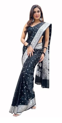 Image of Avantika Fashion Women's Kanjivaram Soft Silk Banarasi Sarees With Blouse Piece