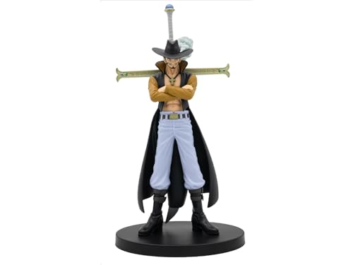 Banpresto Figura de Acción Dracule.Mihawk One Piece, Dxf The Grandline Series Extra 17 cm, BP28691P Multicolor, Figura Coleccionable, Óptimo para los fanaticos del Anime