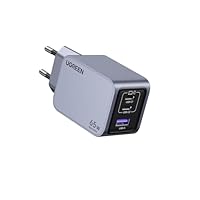 UGREEN Nexode Pro 65W Caricatore GaN, Caricabatterie a 3 Porte Compatibile con Samsung Galaxy S24...