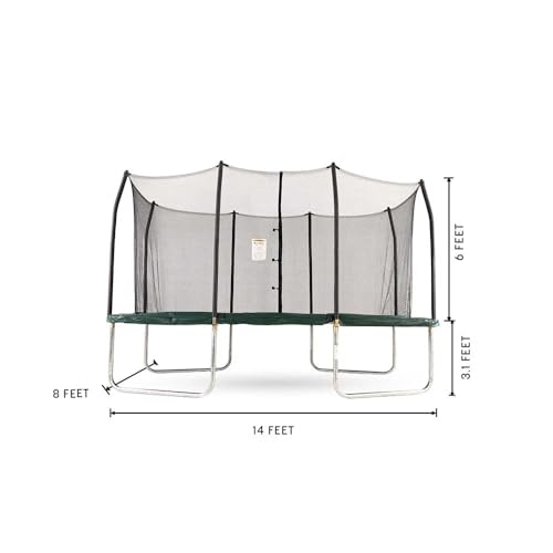 Skywalker Trampolines 9FT 14FT 15FT Trampoline with Enclosure, Spring Pad Cover, Heavy Duty Jump Mat, ASTM Approved Outdoor Trampoline for Kids & Teens