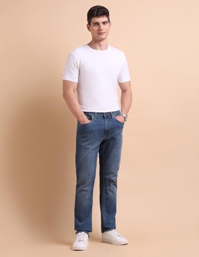 Image of U.S. Polo ASSN. Denim Jeans for Men - Slim Straight Fit, Mens Jeans for Office & Regular Wear