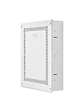 VEVOR Structured Media Enclosure, 17-Inch, Recessed in-Wall Media Box with Cover, Wall-Mount Cable Management Box Kit, Structured Wiring Multi-Media Cabinet, Cold-Rolled Steel, for TV Home Theater