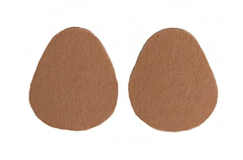 Large Felt Metatarsal Pads, 1/8 Inch, 100 Ball of Foot Cushions per Order