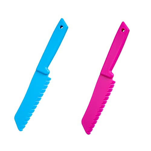 Nuovi set di taglierine da cucina per bambini Coltello per bambini Taglierina in legno per bambini Coltelli da frutta in plastica per tagliare frutta Crinkle Fornure da cucina  15