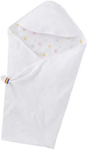 エンゼル バスタオル兼用アフガン 肌面ガーゼ 吸水性にすぐれた タオルケット バスアフガン 日本製 (白)