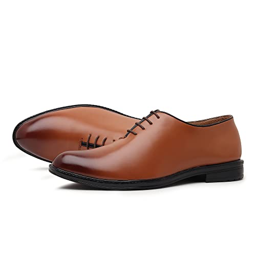Image of Zixer Synthetic Leather Mens Formal Shoes || Office Formal Shoes Men Stylish|| Formal Shoes for Men Patent Leather Lace Up Party Formal Shoe