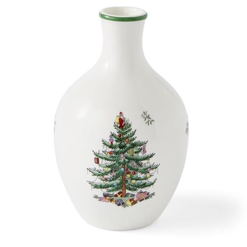 Spode Christmas Tree 6' Posy Vase - Elegant...