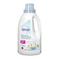 IMPRESAN Geruchsentferner und Wäscheduft | 2in1 neutralisiert Gerüche und hinterlässt langanhaltenden, frischen Duft | Für alle Textilien geeignet | 450ml