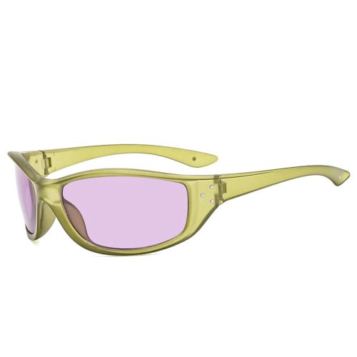 Retro Candy Color Cat Eye Sunglasses Women Fashion Rivets Outdoor Sports Punk Men Trending Sun Glasses