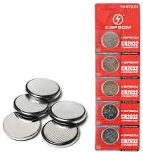 Cartela Com 5 Baterias Cr2032 Litio 3v Alta Duracao Para Controle...