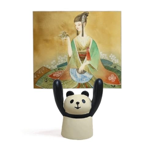 Support pour mémo panda mignon et porte-note pour décoration de bureau zen
