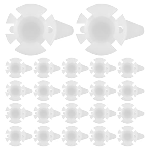 ROMISBABA 50 Piezas Clip de Conexión para Varillaje de Limpiaparabrisas de Coche, 50 Unidades, Plástico Resistente, Compatible Mayoría de Brazos de Limpiaparabrisas, Piezas de Repuesto para